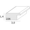 Deknudt S226K4 Cadru de imagine din lemn roșu 10.0 x 15.0 cm