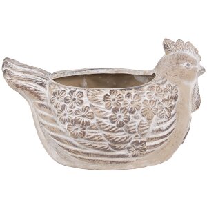 Clayre & Eef 6TE0542M Ghiveci de flori Pui Stoneware...