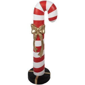 Clayre & Eef 5MG0047 Decorațiune Candy Cane Roșu Alb...