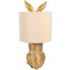 Clayre & Eef 6LMC0099GOVBE Lampă de masă rabbit design auriu Ø20x43 cm E27 60W