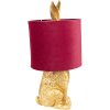 Clayre & Eef 6LMC0099GOVBU Lampă de masă Rabbit Gold Red Ø 20x43 cm E27 60W