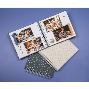 Album spiralat Hama Lovely Beige 28x24 cm 50 pagini albe