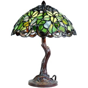 LumiLamp 5LL-6343 Lampă de masă Tiffany verde...