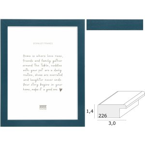 Deknudt S226K6 cadru albastru lemn diferite formate profil bloc