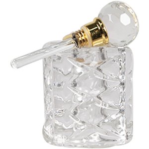 Clayre & Eef 6GL5017 Sticlă de parfum din sticlă transparentă 3x3x7 cm Classic