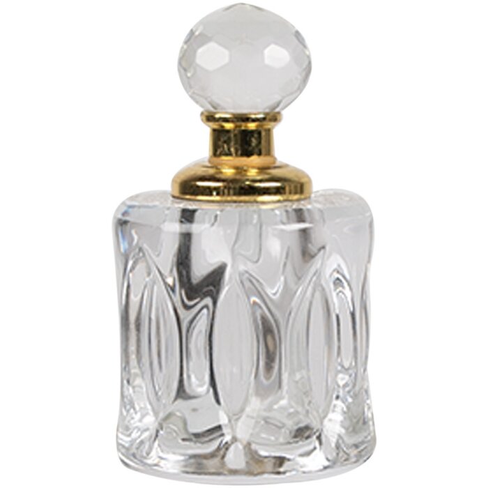 Clayre & Eef 6GL5019 Sticlă de parfum sticlă transparentă Ø 3x7 cm Classic