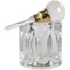 Clayre & Eef 6GL5019 Sticlă de parfum sticlă transparentă Ø 3x7 cm Classic