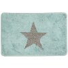 Clayre & Eef BM0009BL Covoraș de baie Star Motif albastru 58x38x1 cm