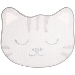 Clayre & Eef BM0012 Covoraș de baie Cat Grey 60x50 cm