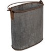 Clayre & Eef 6UNY0017 Găleată decorativă cu aspect de zinc vintage 24x14x28 cm