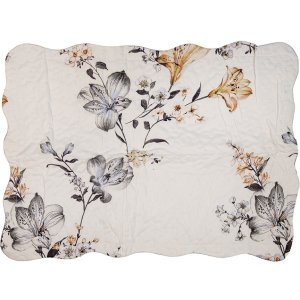 Clayre & Eef Q207.060 Cuvertură de pat 180x250 cm cu față de pernă 50x70 cm Floral