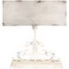 Clayre & Eef 6LMC0108 Lampă de masă vintage crem 50x20x56 cm E27 max 60W