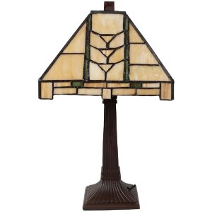 LumiLamp 5LL-5450 Lampă de masă Tiffany 23x23x38 cm E14...