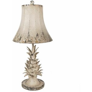 Clayre & Eef 6LMC0093 Lampă de masă Antique Beige...