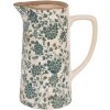 Clayre & Eef 6CE1922L Ulcior decorativ Ceramică bej verde 21x14x26 cm