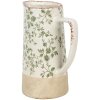 Clayre & Eef 6CE1924L Ulcior de decorare Verde Ceramică 21x14x26 cm Stil rustic