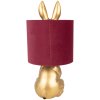 Clayre & Eef 6LMC0027VBU Lampă de masă Gold Red Ø 20x42 cm E27 max 60W