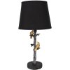 Clayre & Eef 6LMC0094 Lampă de masă negru Ø 23x45 cm stil country E27/max 60W