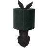 Clayre & Eef 6LMC0099ZVGR Lampă de masă Rabbit negru verde Ø20x43 cm E27 60W