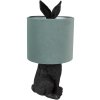 Clayre & Eef 6LMC0099ZVLGR Lampă de masă Rabbit Ø 20x43 cm Verde Negru