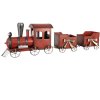 Clayre & Eef 6Y5632 Decorațiune Tren Roșu Metal 94x18x28 cm Stil rustic