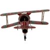 Clayre & Eef 6Y5634 Machetă avion roșu 41x37x21 cm Metal nostalgic