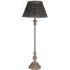 Clayre & Eef 5LMC0046 Lampă de masă Ø36x94cm maro gri fier lemn E27/max 60W