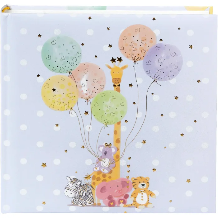 Goldbuch album pentru copii Balloon Party 30x31 cm 58 pagini art print silver embossing