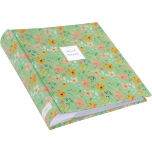 Album Goldbuch Floral Whisper 200 fotografii 10x15 cm verde roz 22x22 cm