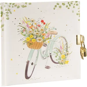 Jurnal Goldbuch Flowery Bike 16x16 cm 96 pagini