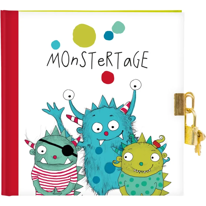 Jurnal Goldbuch Monster 16x16 cm 96 pagini