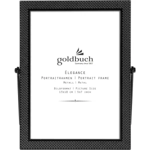 Goldbuch imagine cadru Elegance negru 10x15 cm metal portret cadru