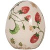 Clayre & Eef 6CE1919S Ou decorativ Ø 7x9 cm Ceramică bej roșu