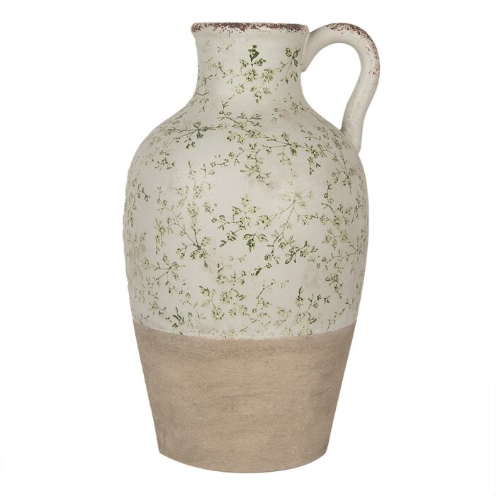 Clayre & Eef 6CE1926 Ulcior ceramic decorativ verde Ø 30x50 cm stil country