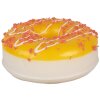 Clayre & Eef 65982 Decorațiune Donut Galben Plastic Ø 8x3 cm