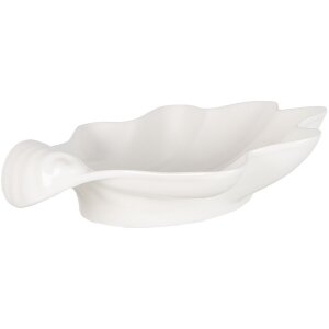 Clayre & Eef 6CEBO0177 Bol ceramic alb 23x22x6 cm