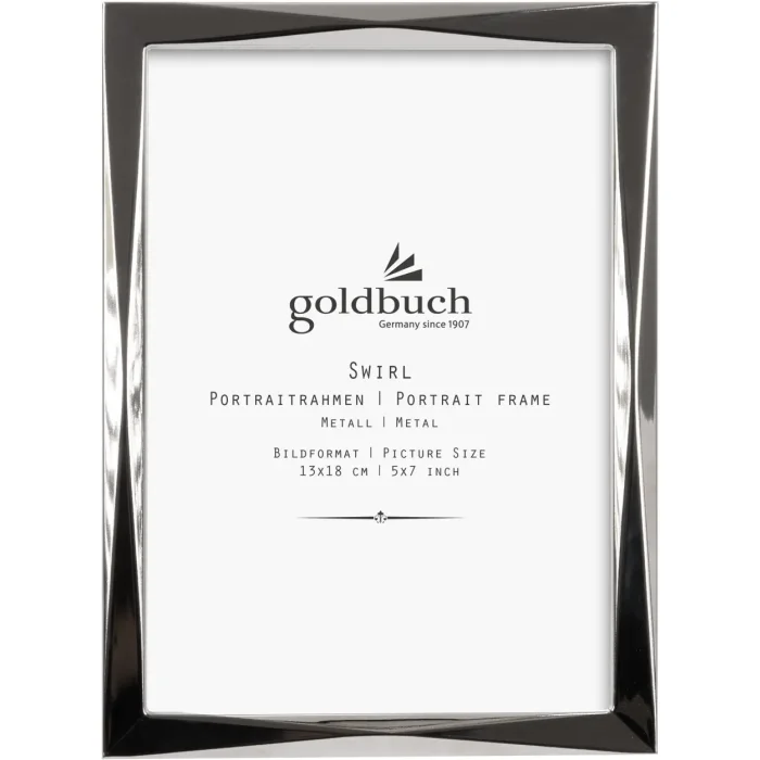 Goldbuch Cadru foto Swirl argint metal de înaltă luciu 10x15 13x18 15x20 cm