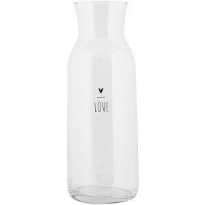 Clayre & Eef BHSGL0001 Carafe din sticlă 1000 ml...