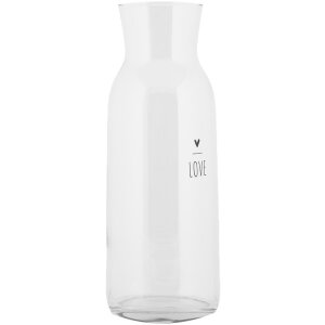 Clayre & Eef BHSGL0001 Carafe din sticlă 1000 ml...