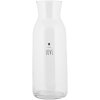 Clayre & Eef BHSGL0001 Carafe din sticlă 1000 ml Ø 9x25 cm stil country