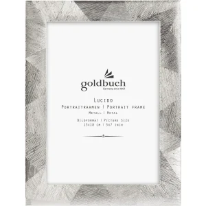 Goldbuch Picture Frame Lucido Metal Silver Portrait Frame...