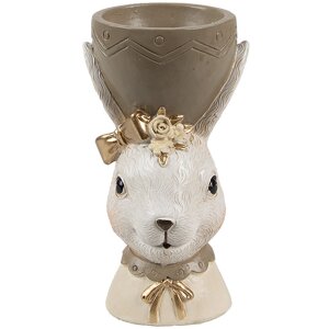 Clayre & Eef 6PR4402 Eggcup Rabbit Bej Maro Stil de...