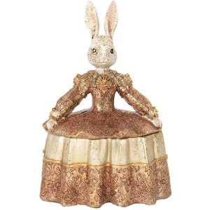 Clayre & Eef 6PR5509 Cutie de bijuterii Rabbit Beige...