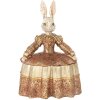 Clayre & Eef 6PR5509 Cutie de bijuterii Rabbit Beige Gold colorată 18x12x25 cm