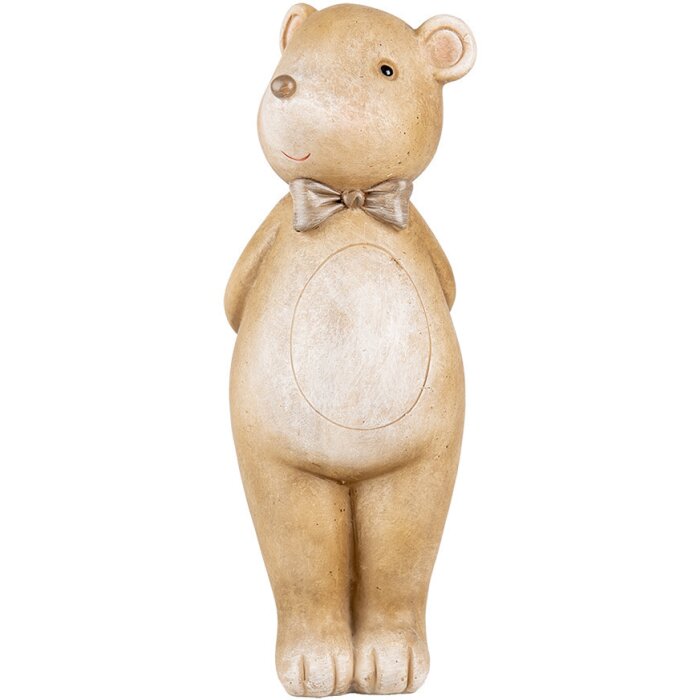 Clayre & Eef 6PR5272 Decorațiune Figurină animal Bej 7x7x18 cm Stil rustic