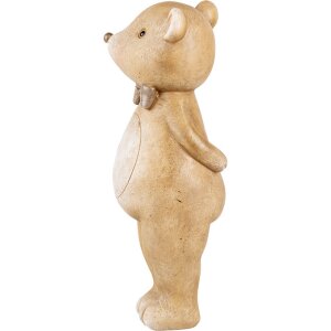 Clayre & Eef 6PR5272 Decorațiune Figurină animal Bej 7x7x18 cm Stil rustic