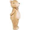 Clayre & Eef 6PR5272 Decorațiune Figurină animal Bej 7x7x18 cm Stil rustic