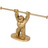 Clayre & Eef 6PR5104 Suport pentru role de hârtie igienică Orangutan Gold 40x12x23 cm