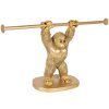 Clayre & Eef 6PR5104 Suport pentru role de hârtie igienică Orangutan Gold 40x12x23 cm