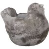 Clayre & Eef 6TE0564 Ghiveci de flori Bird Stone Grey 18x12x13 cm Stil rustic